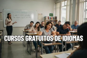 Cursos de inglês, espanhol, francês e libras estão disponíveis gratuitamente pelo CELIN, com inscrições até 8 de agosto.