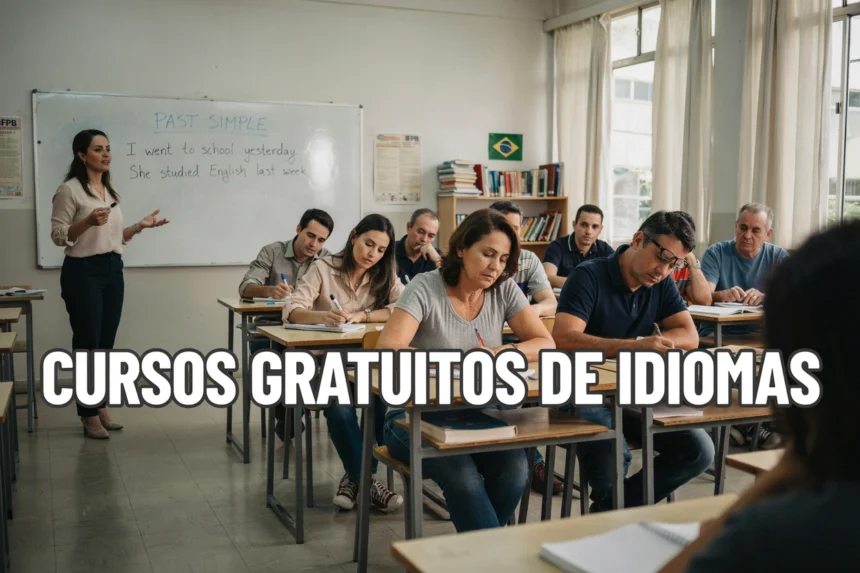 Cursos de inglês, espanhol, francês e libras estão disponíveis gratuitamente pelo CELIN, com inscrições até 8 de agosto.