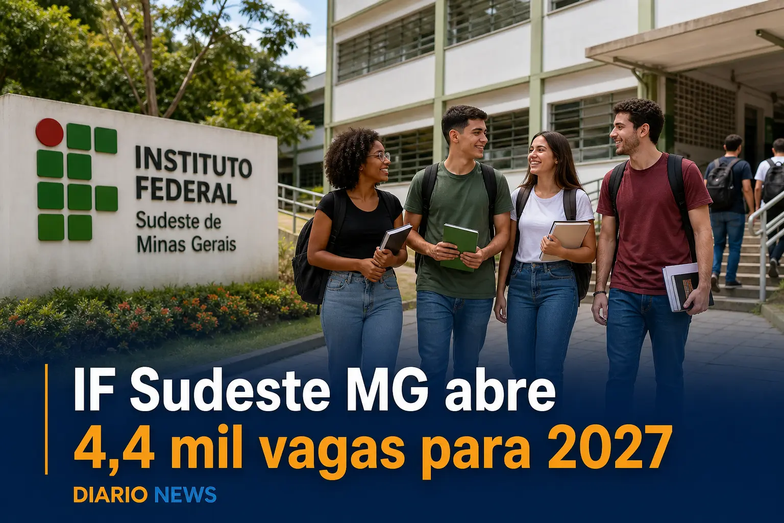 IF Sudeste MG abre 4,4 mil vagas para 2027