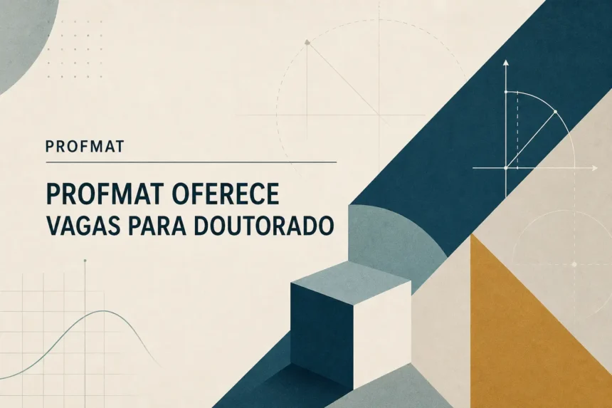 PROFMAT OFERECE VAGAS PARA DOUTORADO